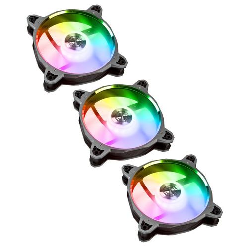 Lian Li BR120 Digital RGB PWM Lüfter 3er Pack + Controller, grau