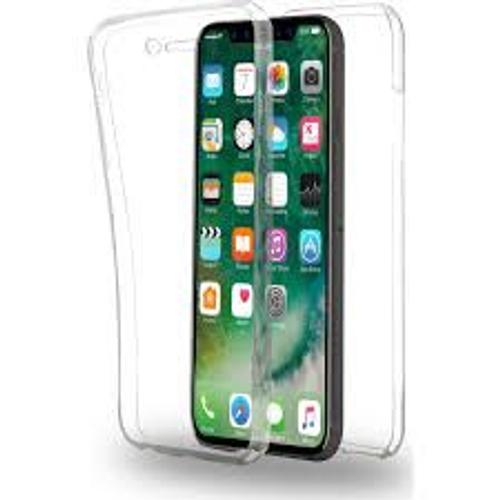 Back Case Integral Silicone Transparent Pour Iphone X