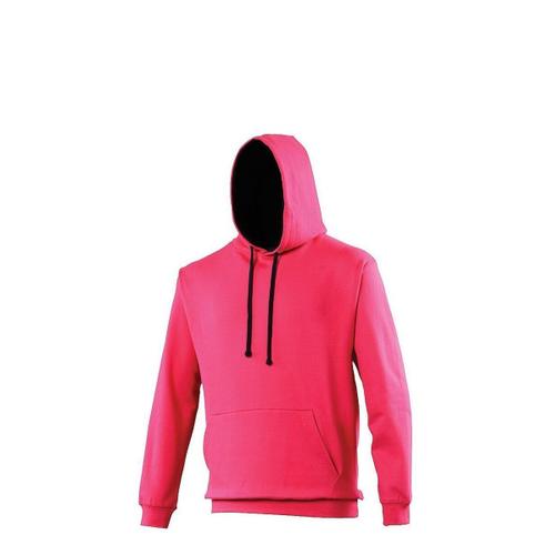 Sweat ? Capuche Contrast?E Unisexe - Jh003 - Rose Fonc? Et Bleu Marine