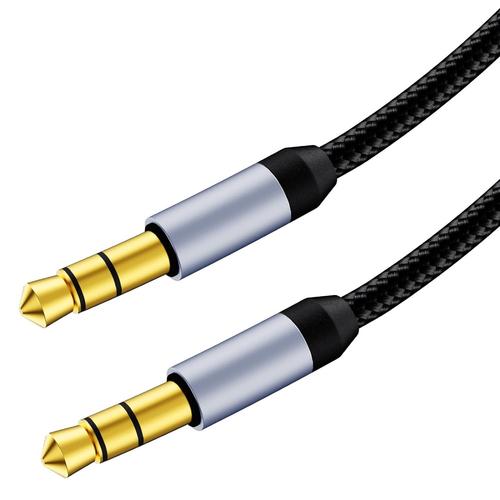 Cable Jack Audio, Cable Auxiliaire St¿¿r¿¿o 3.5mm, Cable Jack 3.5 Male Male en Nylon pour Casque, i-Phone 6S, iPad, iPod, Voiture, Autoradio, Smartphones, Lecteur MP3 (1M)