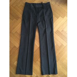 Pantalon Droit Habillé En Laine Fine H&m Taille 38