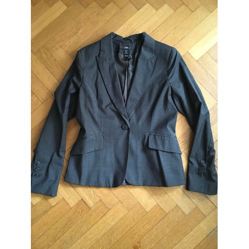 Veste Blazer Grise H&m Taille 40