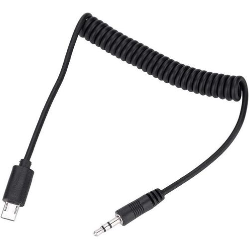 Cable de d¿¿clencheur RM-VPR1 S2 3.5mm / 2.5mm pour cam¿¿ra Sony A7III / A9 / A99 II / A7 II / A6500(3.5mm-S2)