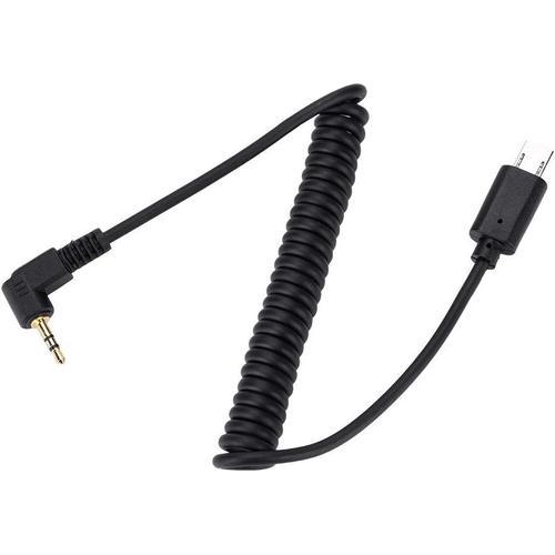 Cable de d¿¿clencheur RM-VPR1 S2 3.5mm / 2.5mm pour cam¿¿ra Sony A7III / A9 / A99 II / A7 II / A6500(2.5mm-S2)
