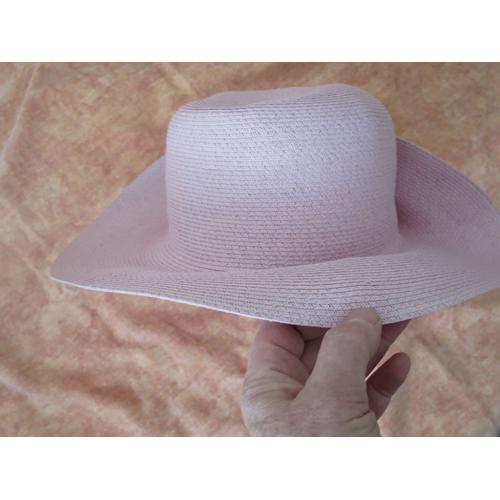 Chapeau Rose En Paille Benetton