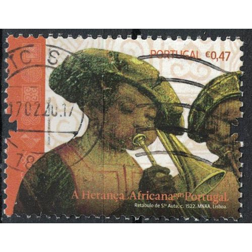 Portugal 2009 Oblitéré Used Herança Africana Héritage Africain Retábulo Retable Sainte Auta Su