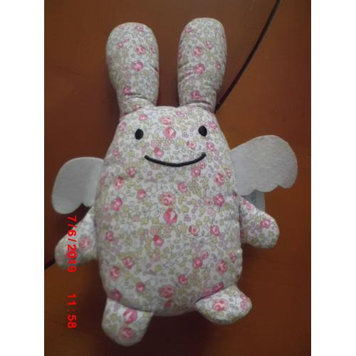 Lapin Tissu Fleuri Trousselier