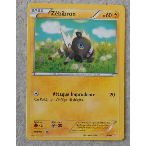 Zébibron - 12/30 - Trainer Kit Xy Pikachu Catcheur