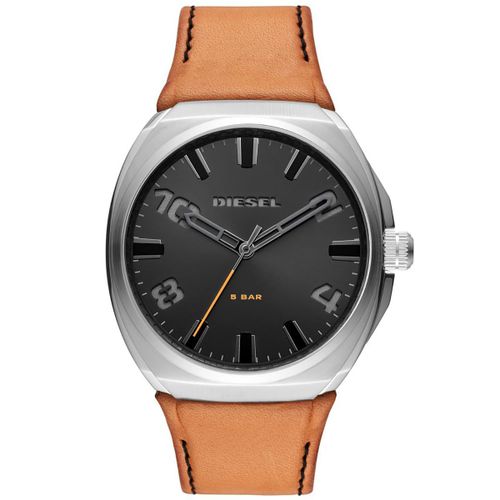 Montre Diesel En Cuir Marron