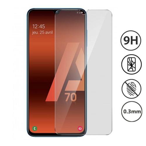 Film En Verre Trempé Résistant 9h Pour Samsung Galaxy A70