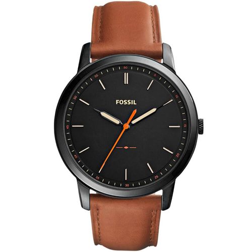 Fossil Montre Marron Analogique Hommes The Minimalist 3h Fs5305