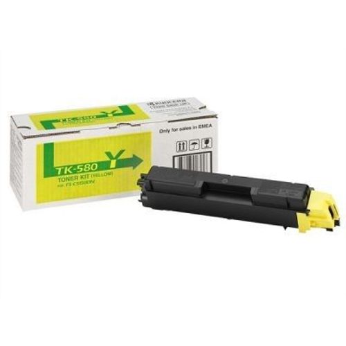Kyocera TK 580Y - Jaune - originale - cartouche de toner - pour ECOSYS P6021cdn, P6021cdn/KL3, FS-C5150DN, C5150DN/KL3