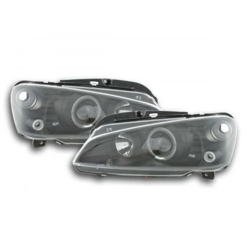Phares Set Pour Peugeot 106 Annee 96-03 Noir