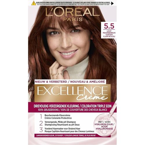 L'oreal Excellence 5.5 Chatain Clair Acajou 