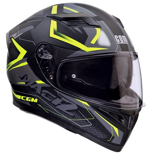 Casque 316g Mach 2 Jaune Fluo Opaque Xl