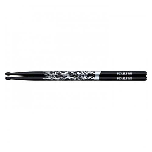 Tama 5a-F-Bs - Baguettes Batterie Rhytmic Fire 5a - Japenese Oak Serie - Noir