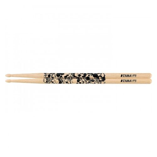 Tama 5b-S - Baguettes Batterie Skull Natural 5b - Japenese Oak Serie