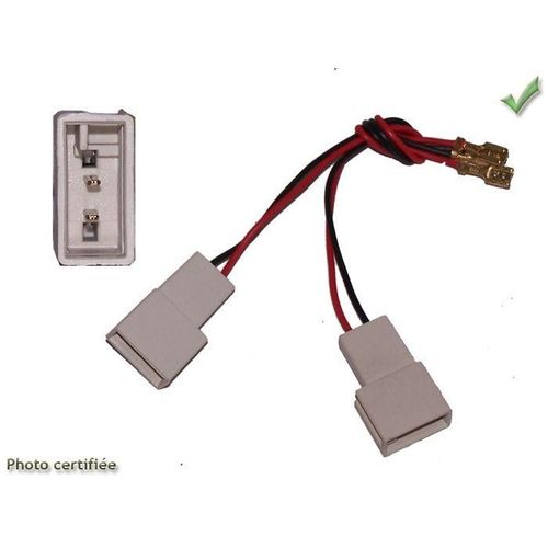 2 cables haut-parleur pour Citroen C1 Peugeot 107 Toyota Aygo 05-13