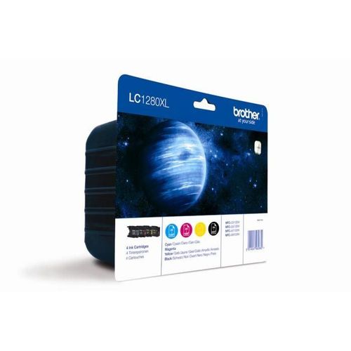 Brother LC-1280XLVALBP - Pack de 4 - noir, jaune, cyan, magenta - originale - cartouche d'encre - pour Brother MFC-J5910DW, MFC-J6510DW, MFC-J6710DW, MFC-J6910DW
