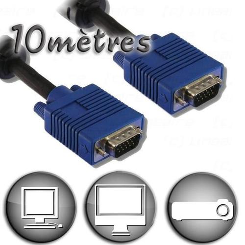 Cable VGA HD15 Male Male - 10m
