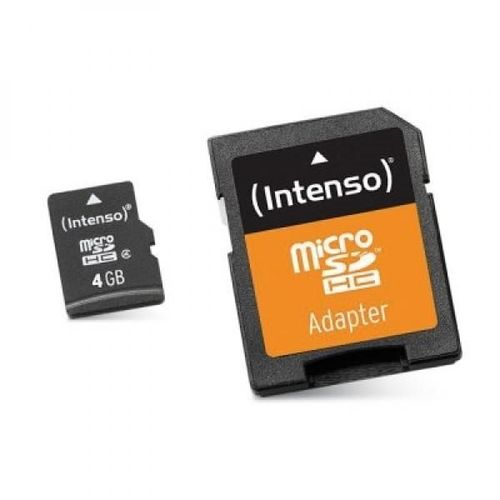 Intenso Class 10 - Carte mémoire flash (adaptateur microSDHC - SD inclus(e)) - 4 Go - Class 10 - micro SDHC