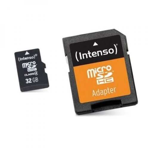 Intenso Class 10 - Carte mémoire flash (adaptateur microSDHC - SD inclus(e)) - 32 Go - Class 10 - micro SDHC
