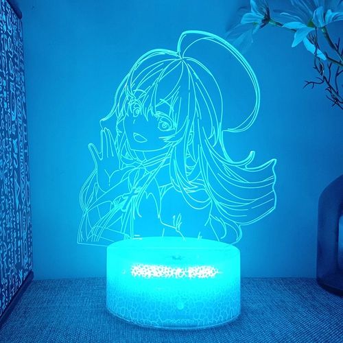 Convient Pour Konosuba Sekai Ni Shukufuku Wo Wiz 3 Petite Lampe Lampe De Chevet Veilleuse Af2386