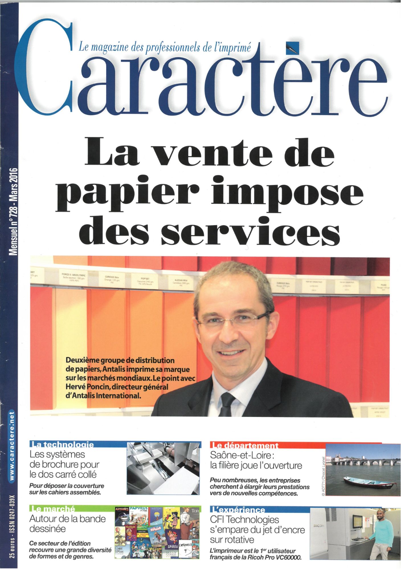 Caract re Le Magazine Des Professionnels De L Imprim N 728