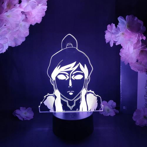 Lampe À Induction Adaptée Au Statut D'avatar Korra, Lampe De Chevet, Veilleuse Af1784