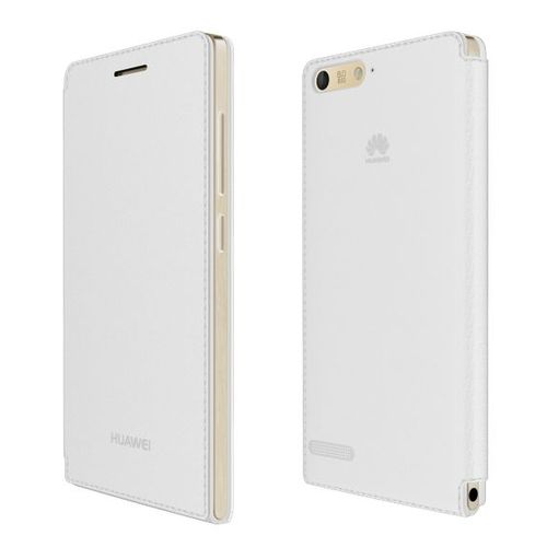 Etui Wallet D'origine Huawei Ascend G6 Lte - Blanc