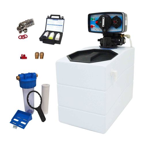 Adoucisseur Eau 4L Fleck 5600 MC Mécanique Chronométrique Complet Avec Accessoires Fabriqué En France