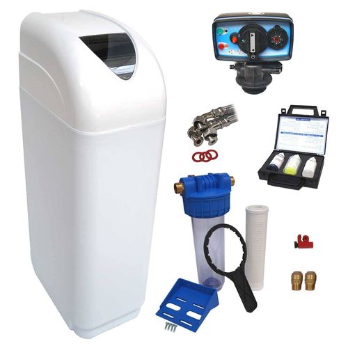 Adoucisseur Eau 25L Fleck 5600 MC Mécanique Chronométrique Complet Avec Accessoires Fabriqué En France
