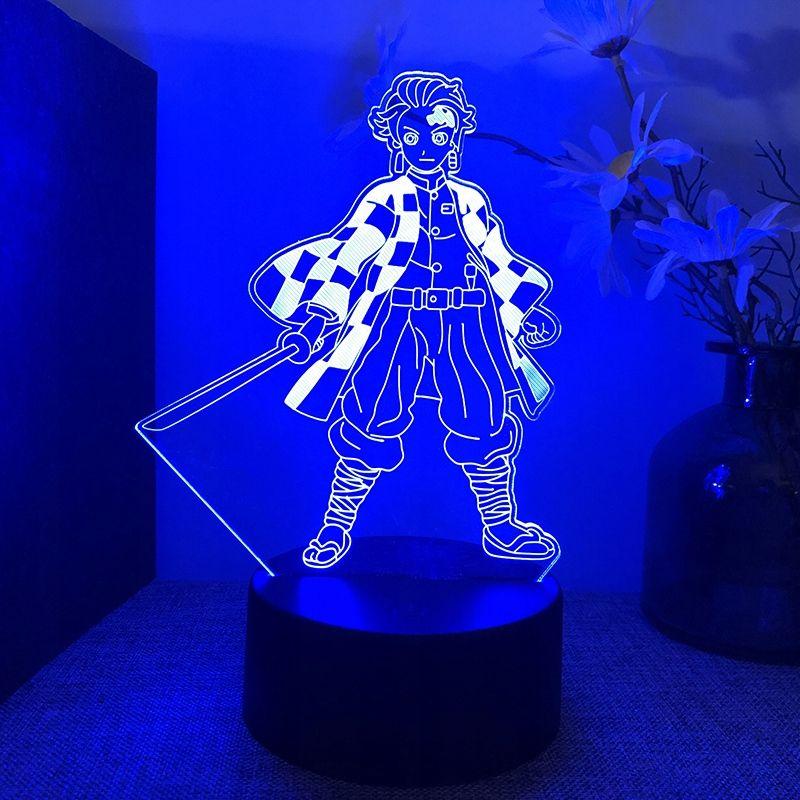 Convient Pour Demon Slayer : Kimetsu No Yaiba Tanji Lampe De...