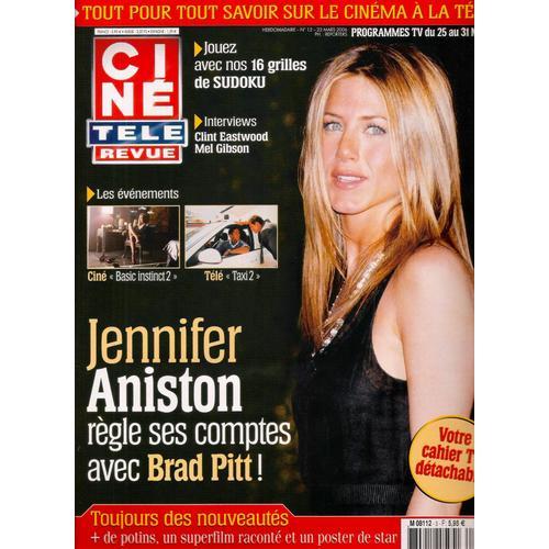 Ciné Télé Revue N° 12 / 2006 - Jennifer Aniston + Dvd "Il Était Une Fois Le Bronx"