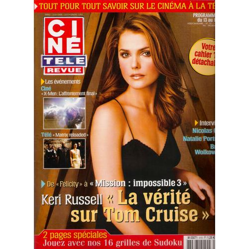 Ciné Télé Revue N° 19 / 2006 - Keri Russell