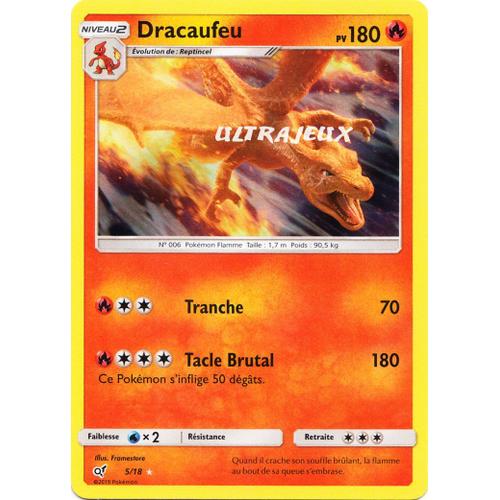 Pokémon - 5/18 - Dracaufeu - Détective Pikachu - Ultra Rare