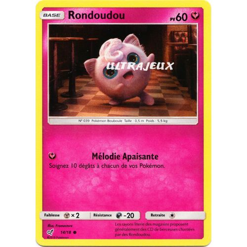 Pokémon - 14/18 - Rondoudou - Détective Pikachu - Commune