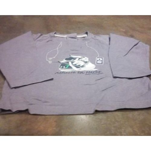 T Shirt Ml Violet Basket.24 Mois Pression Dos