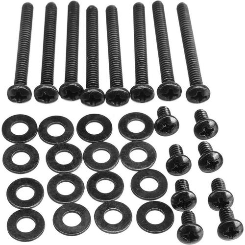 Kit de vis de refroidissement pour radiateur à eau - Pour ventilateur Corsair Hydr-o Series 12025 et 14025 (noir)