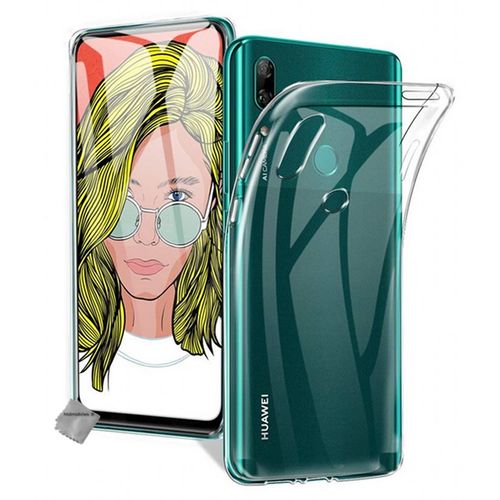 Housse Etui Coque Silicone Gel Fine Huawei P Smart Z + Film Ecran - Transparent Tpu