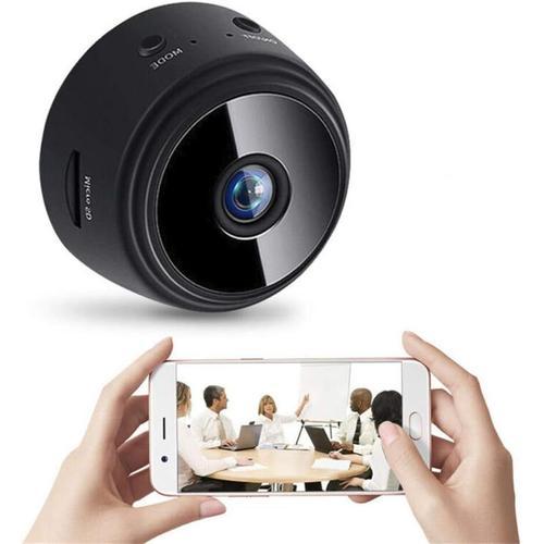 Mini Camera Espion Cachee Enregistreur,Full HD 1080P WiFi Exterieur sans Fil Spy Cam Vision Nocturne Détection de Mouvement,Interieur/Exterieur