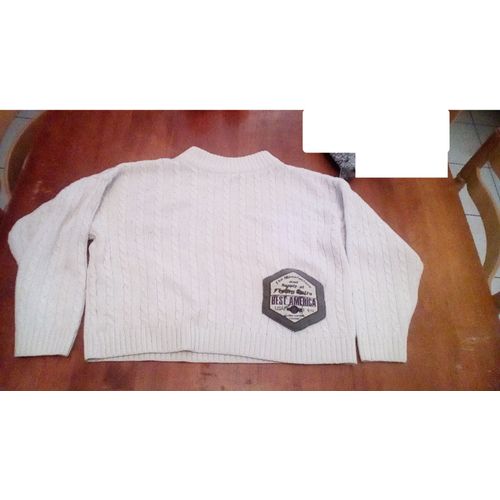 Pull Beige Style Irlandais Taille 10 Ans ..