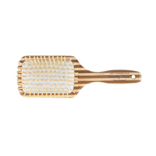 Olivia Garden, Brosse Pneumatique Rectangulaire En Bambou Healthy Hair , Femme Beige