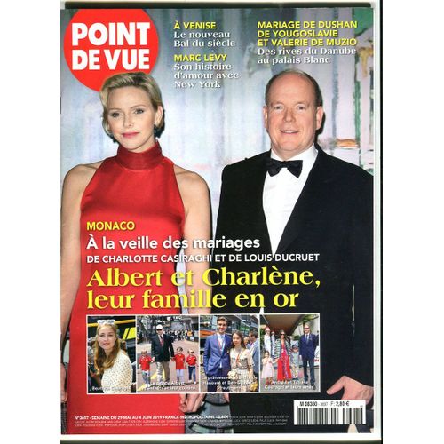 Point De Vue - N°3697 : Monaco - Albert Et Charlène, Leur Famille En Or