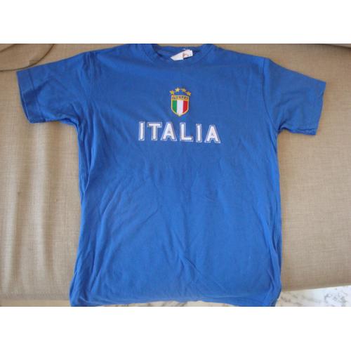 Tee Shirt Italia 9-10 Ans Bleu