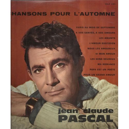 Chansons Pour L'automne : Paris Au Mois De Septembre, A Vos Santes A Vos Amours, Les Amants, L'amour Quotidien, Nous Les Amoureux, Si Mon Amour, Les Gens Heureux, Ma Romance, Papa Est Un Poète, (25cm)