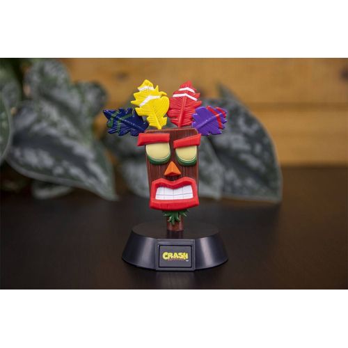 Crash Bandicoot Veilleuse 3d Icon Aku Aku 10 Cm