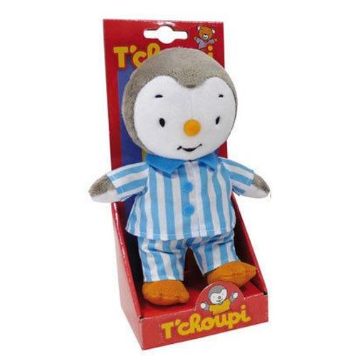 Doudou T'choupi En Pyjama Jemini 20cm Peluche Dessin Animé Tchoupi Et Ses Samis