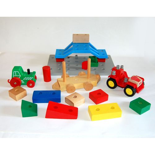 Lot Parties Bois Tracteur Station Service 1990
