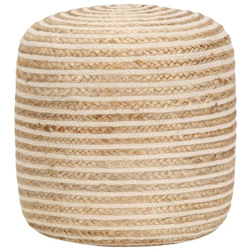 Pouf Fait À La Main 40 X 45 Cm Jute